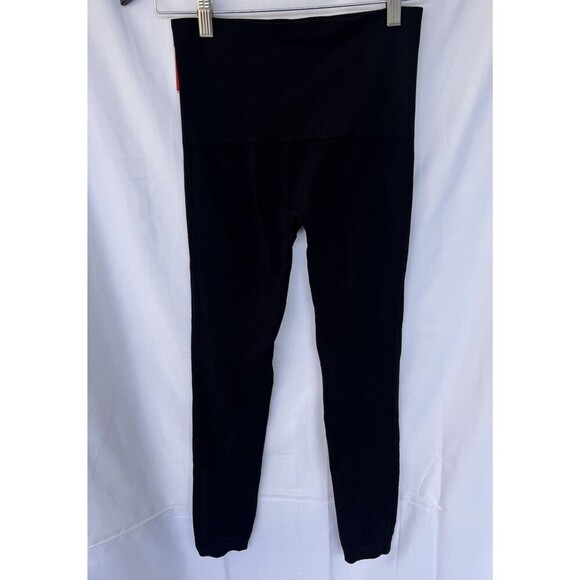 SPANX Look At Me Now Leggings In Very Black Women’s Size Medium Lounge - Picture 2 of 8